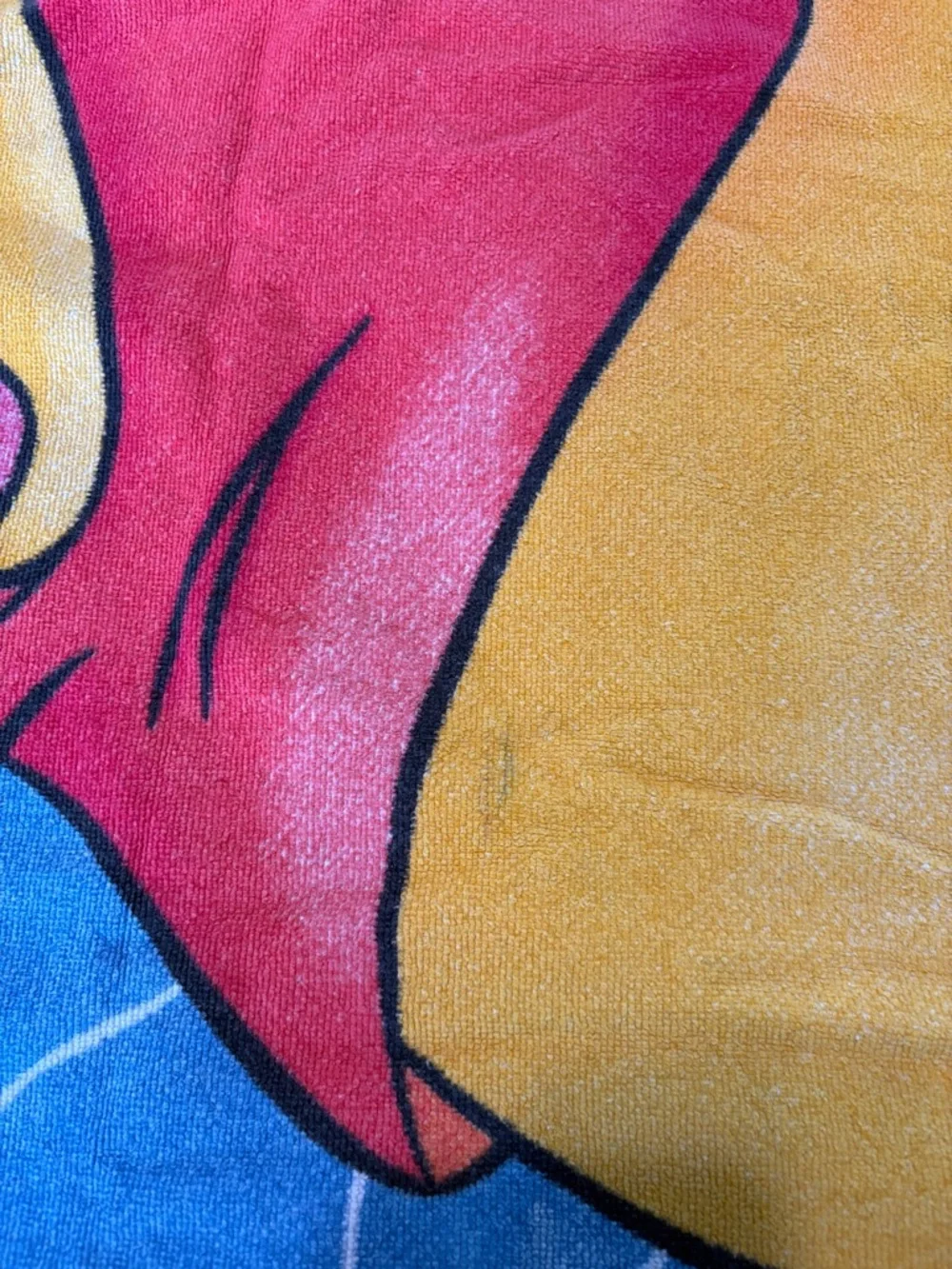Disneyland VTG Winnie the Pooh Beach Towel Disneyland